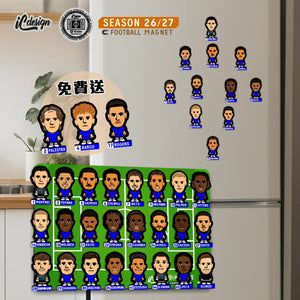 MA003a Trolley Team Season 25/26 Chibi Figure Lineup Magnet