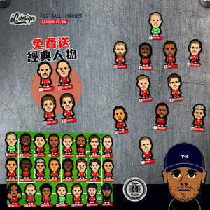 MA012 拜仁 球季25/26 Q版人形排陣磁石