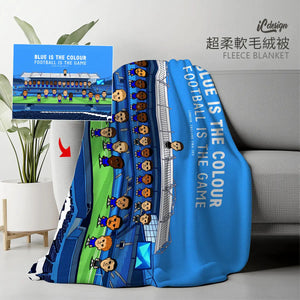 BK161 Blue is the colour, football is the game 毛氈