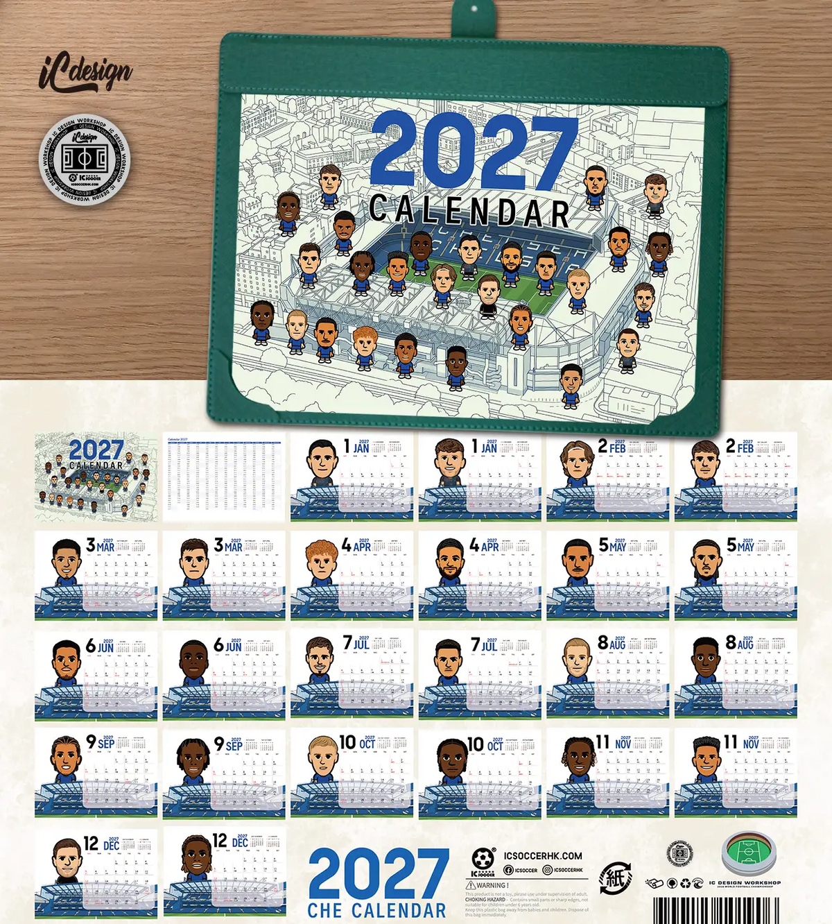 CD003 Trolley 2026 Calendar