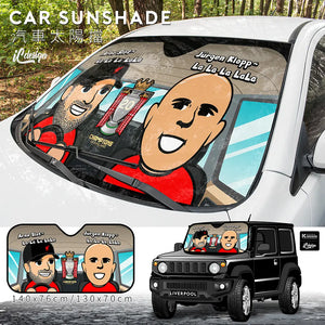 CS011 Arne Slot La La La LaLa Jurgen Klopp La La La LaLa 汽車太陽擋