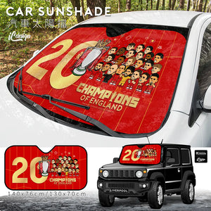 CS013 Liverpool 20 Champions 汽車太陽擋