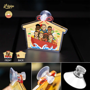 KM008 兵工廠 七福神仙 亞克力繪馬