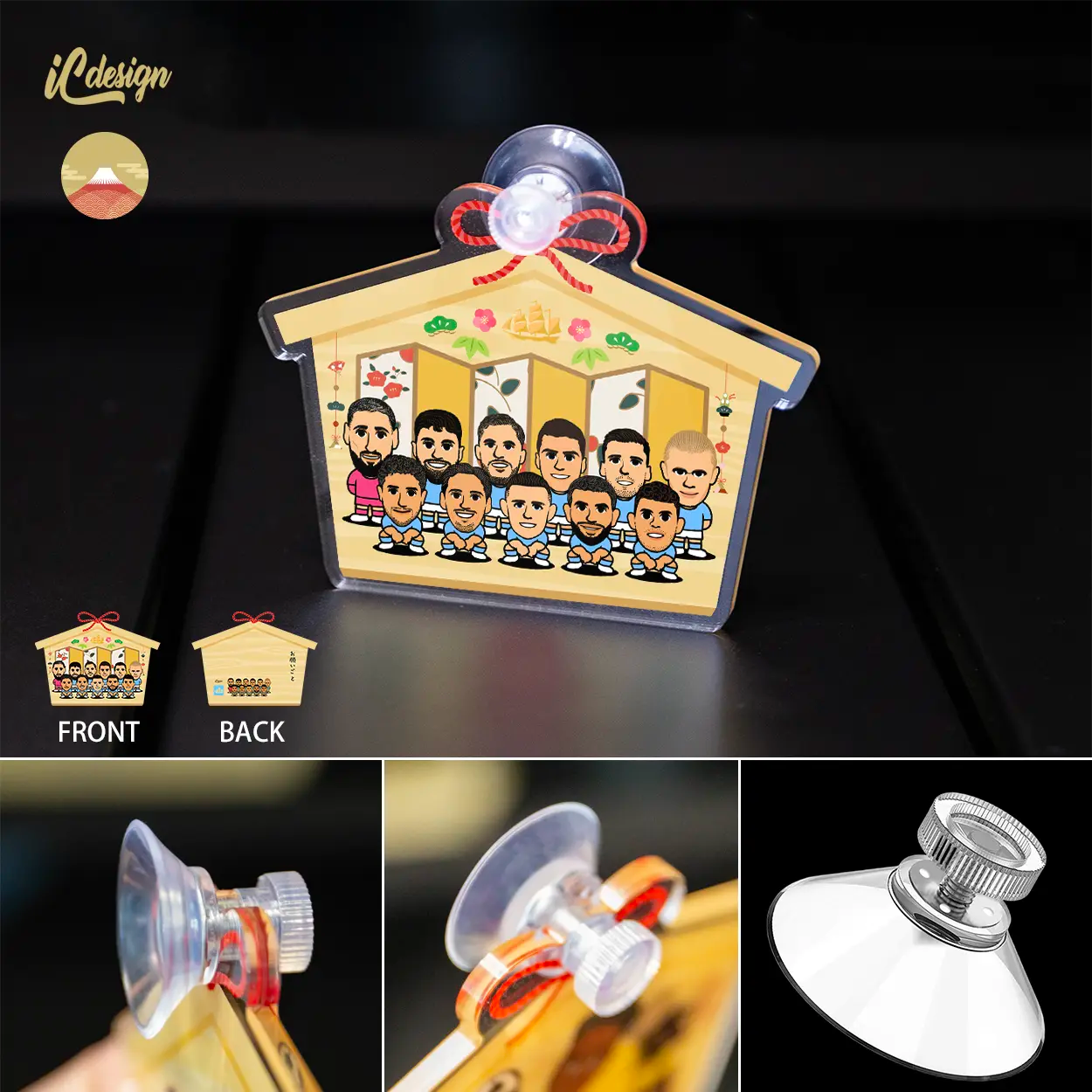 KM011 曼城 Team 亞克力繪馬