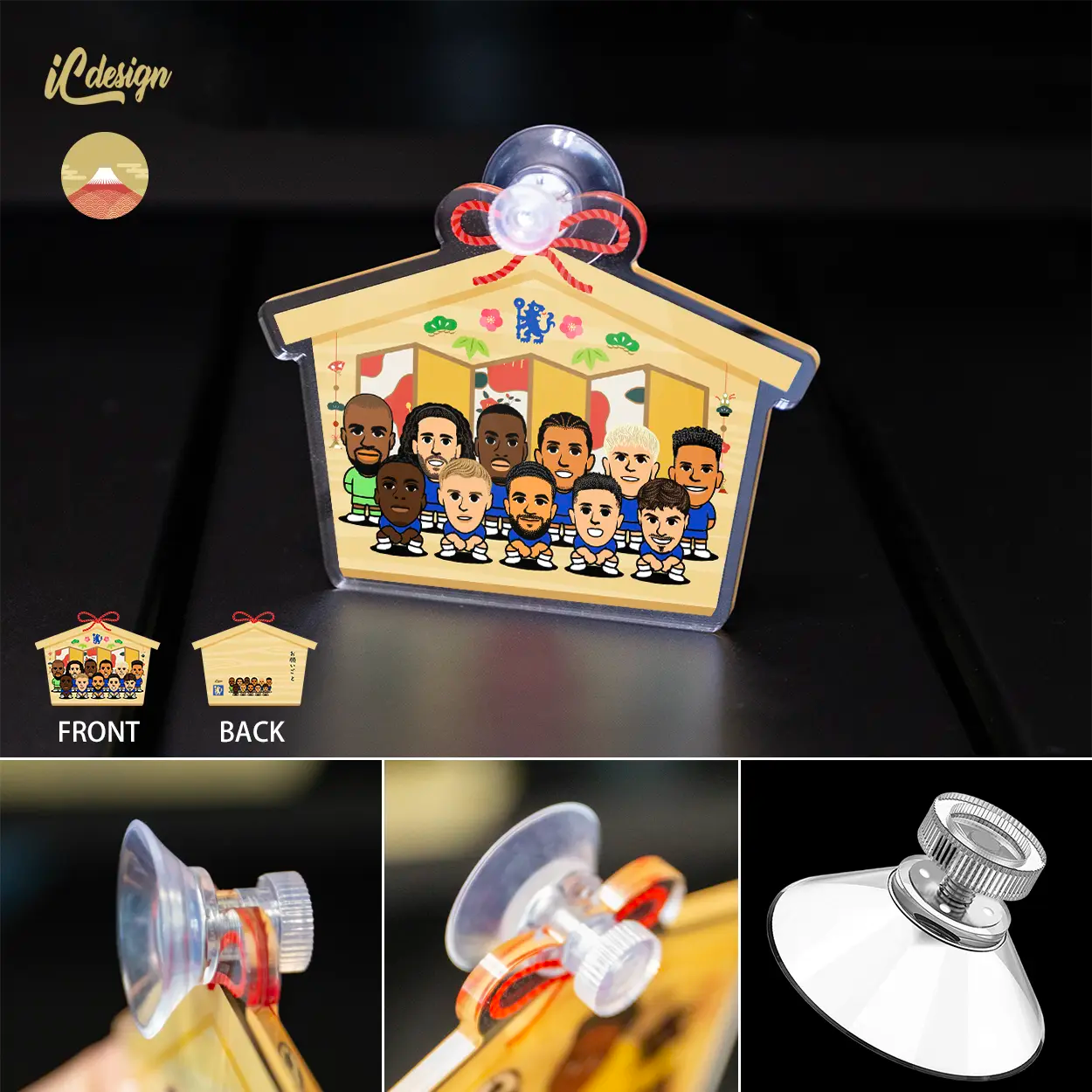 KM012 車仔 Team 亞克力繪馬