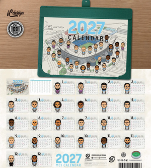 CD004 曼城 2027年月曆