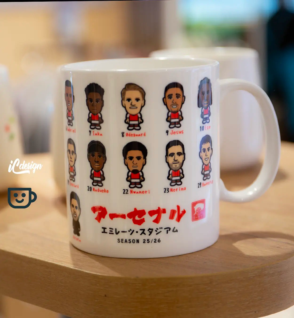 CP001 兵工廠25/26  足球陣容骨瓷杯