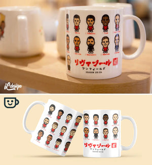 CP002 利記25/26  足球陣容骨瓷杯