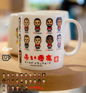 CP003 紅魔25/26  足球陣容骨瓷杯