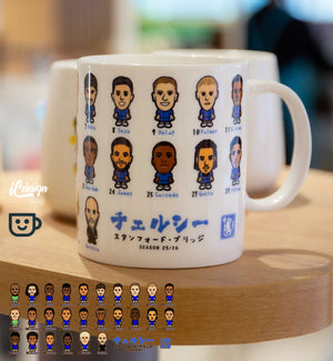 CP004 車仔25/26  足球陣容骨瓷杯