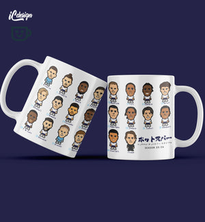 CP006 熱刺25/26  足球陣容骨瓷杯