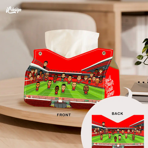 TS042 Arsenal Champion Faux Leather Tissue Cover