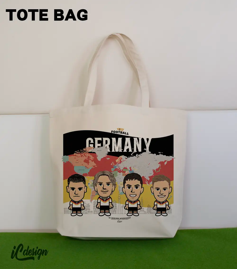 TT034 Germany Tote Bag