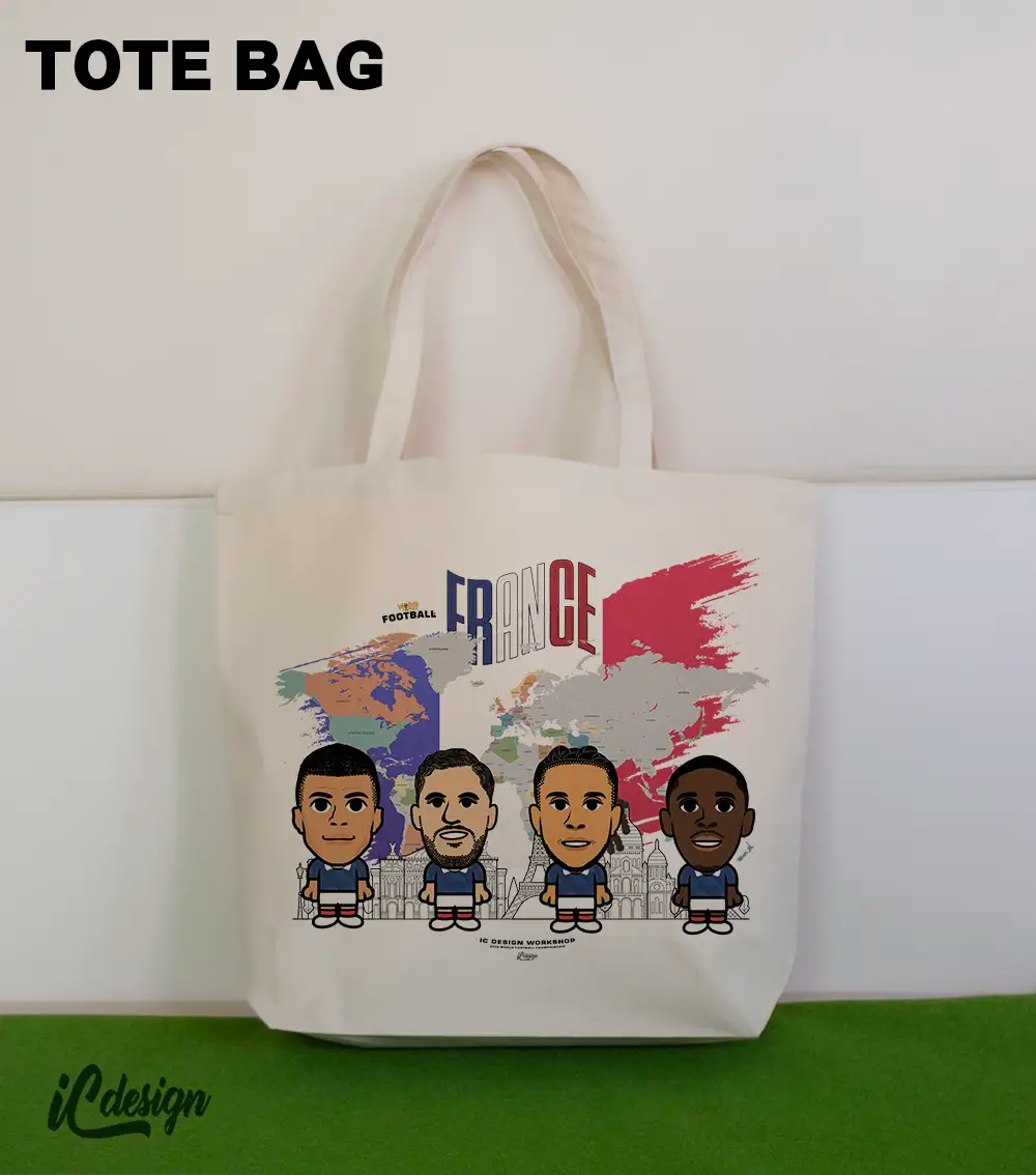 TT041 France Tote Bag
