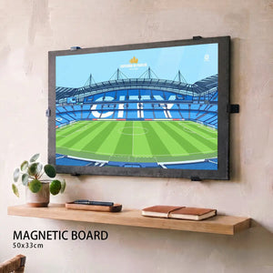 MB004 曼徹斯特市球場 Magnetic Board